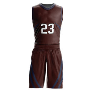 Tenues de basketball homme et femme personnalisables, grandes tailles disponibles, respirantes, 100 % polyester, haute qualité – Meilleures ventes - Product Image 1