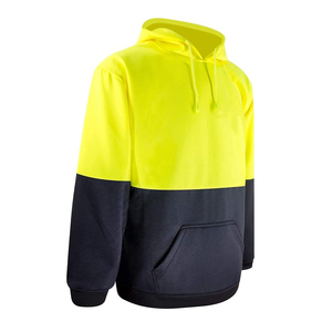 Sweat-shirt à capuche réfléchissant en coton pour homme, haute visibilité, respirant, coupe-vent - Product Image 2