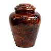 Handmade Rosewood Teardrop Urn with Blue Vein Design for <b>Dogs</b> Durable Pet Memorial Cremation Container - Product Image 4