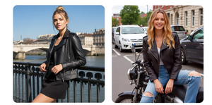 High Street Biker Leather Jacket Hottie Women's Hooded Coat Waist Pleated Baggy Crop Top Short Leather Jacket for Women - Product Image 6