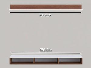 Meuble TV, Meuble LCD, Support mural pour téléviseur, Panneau TV, et Unité de divertissement TV murale en bois d'ingénierie - Product Image 2