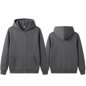 Sudadera con Capucha Negra para Mujer, 100% Algodón Tejido, Color Sólido Informal con Bolsillos, Corte Regular, Ropa de Otoño - Product Image 3