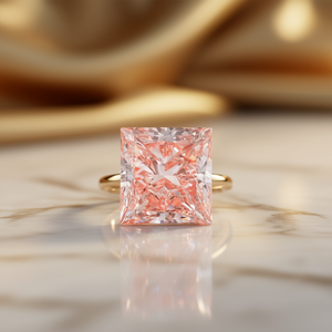 Bague montre en diamant cultivé certifié IGI 5.01 PRINCESS VS2 - Product Image 3