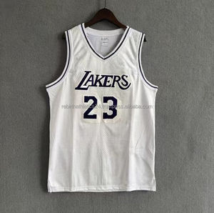 Camiseta de Baloncesto para Hombre, Transpirable, Personalizada con Bordado, Malla, Tallas Grandes, en Existencia para OEM - Product Image 5