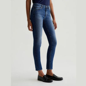 Pantalons en jean bleu classique personnalisés à taille haute pour femmes, jeans droits à taille basse pour l'été, prix de gros - Product Image 5