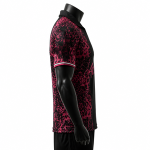 Maillot de football personnalisé pour homme, noir et rose, sublimation, uniforme d'équipe, fabricant de vêtements de sport OEM ODM, marque privée - Product Image 5