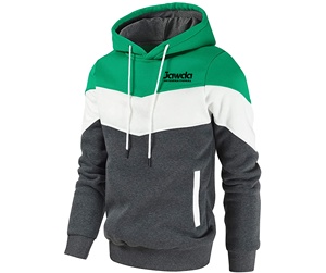 Sudadera con Capucha de Felpa 100% Algodón para Hombre, Corte Regular, Diseño de Hombros Caídos, Logotipo Personalizado con Impresión Digital para Invierno - Product Image 1