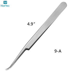 Eyelash Extension and Volume Tweezers, Pointed Stainless Steel Eyelash Tweezers Best Use For Personal Beauty Instruments - Product Image 2