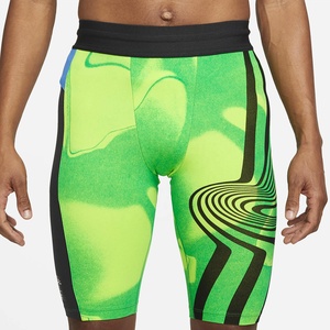 Pantalones cortos de compresión de alta calidad para hombre y mujer, ropa deportiva ajustada para gimnasio, de secado rápido, de gran tamaño, por sublimación personalizada, venta al por mayor - Product Image 1