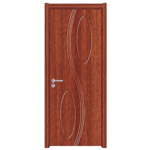 Porte Intérieure en Bois Massif Revêtu PVC Effet Grain, Insonorisée et Thermorésistante pour Salle de Bain, Entrée, Maison, Hôtel, Appartement - Vente en Gros - Product Image 1