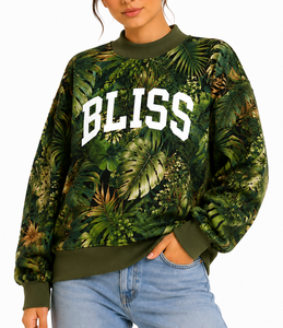 Women's <b>Mock</b> <b>Neck</b> Oversized Sweatshirt Cotton Blend Front Logo Long Sleeve Casual Streetwear Pullover <b>Top</b> - Product Image 1