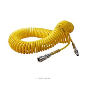 Tuyau d'air en PU de haute qualité de 9 m avec raccord rapide, tuyau de compresseur flexible en spirale, 120 PSI - Product Image 5