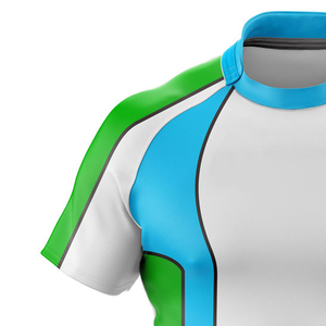 เสื้อรักบี้สำหรับผู้ใหญ่ แบบยูนิเซ็กซ์ แขนสั้น โพลีเอสเตอร์ 100% ปรับแต่งได้ บริการ OEM คอลเลคชั่นล่าสุด พร้อมชุดกีฬา OEM - Product Image 5