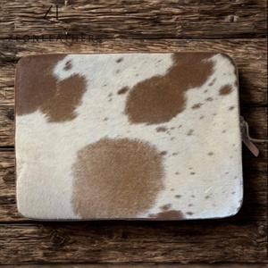 Housse pour ordinateur portable en cuir véritable avec poils, grande capacité, étui de protection professionnel LHNS-0001 - Product Image 3