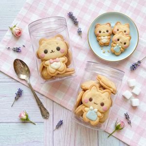Round PET <b>Plastic</b> <b>Jar</b> 500ml 750ml 1000ml Clear Wide Mouth Screw Cap Container for Cookies Nuts Packaging Vietnam Manufacturer - Product Image 5