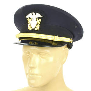 Casquette de Capitaine de Ligne Aérienne Professionnelle en Laine Premium, Visière Imperméable, Chapeau Réglable pour l'Aviation, Coiffe Classique pour Adultes, Extérieur - Product Image 4