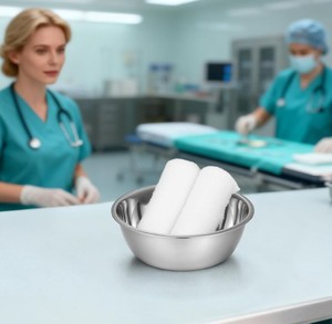 Balle de compresses chirurgicales absorbantes stériles en coton de qualité médicale pour hôpital et clinique, avec kit d'instruments manuel - Product Image 4