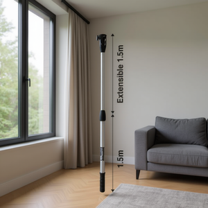 ALARGO ALUMINIO 1.5m + 1.5m Rodillos de Pintura para Rieles de Cortinas y Accesorios - Product Image 2