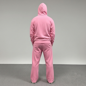 Ensemble de survêtement pour hommes : veste zippée et pantalon de jogging – Tenue de sport athlétique pour l'entraînement, la course, la gym, le fitness et les activités décontractées en extérieur - Product Image 2