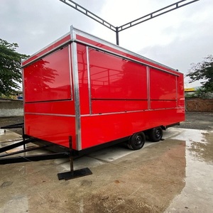 High Quality Mobile Food Trailer For Coffee Burger Pizza And Snack Service With Functional Kitchen Equipment And Customer - Product Image 3