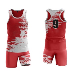 Uniformes de Running Ligeros Unisex Hechos a Medida, Tallas Grandes, Camiseta Deportiva Transpirable con Estampado y Pantalones Cortos, Gran Venta - Product Image 4