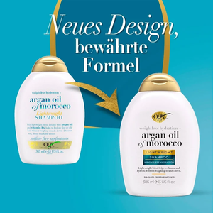 Shampoo léger à l'huile d'argan, formule marocaine, sans sulfate, nettoyant doux conçu pour hydrater, nourrir et renforcer les cheveux - Product Image 3