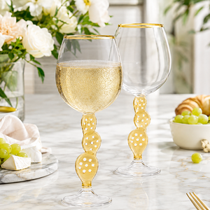 Verres à cocktail transparents en borosilicate faits à la main de 320 ml, sans plomb, coupe Martini, verres à margarita, verrerie de bar réutilisable en gros - Product Image 1
