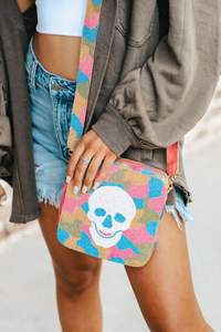 Bolso bandolera con estampado de leopardo y cuentas, bordado artesanal, con correa ancha de cuentas, bolso cuadrado con borlas para mujer - Product Image 5