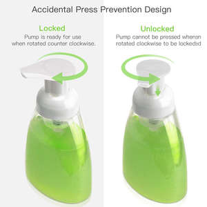 OEM PET Plastic 270ml Foam Soap Oval Flat Silk Screen Printed Bottle for Custom Packaging Wholesale High Compatible Various - Product Image 3