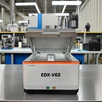 Aurispec EDX-V62 Spectromètre XRF de paillasse à haute configuration, nouvelle innovation, avec pompe à vide externe et détecteur SDD rapide