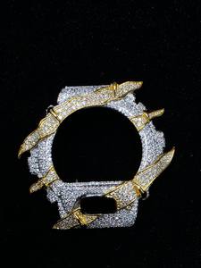 Premium Custom Fit Iced <b>Watch</b> <b>Case</b> Moissanite Diamond Full Pave <b>Watch</b> Housing Hip Hop Fashion Style <b>Case</b> - Product Image 6