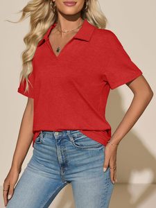 Camisas Polo Personalizadas al por Mayor para Mujer, Sublimación Casual, Transpirables, de Manga Corta, OEM - Product Image 3