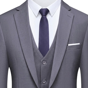 Traje de pantalón y chaqueta de esmoquin informal de color liso, diseño más reciente, novedad 2026, en grandes cantidades - Product Image 5