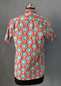เสื้อเชิ้ตผู้ชายแขนสั้นพิมพ์ลายดอกไม้ผ้าฝ้ายลำลองคอปกสไตล์ฤดูร้อน - Product Image 4