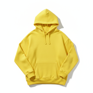 Sweat à capuche en molleton épais pour homme, coupe droite, épaules tombantes, broderie numérique personnalisée, style streetwear automne - Product Image 6