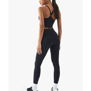 Nouveauté, dernier design, ensemble de yoga pour femmes, ensemble de yoga de haute qualité pour femmes, vente en gros d'ensembles de yoga respirants sans couture pour femmes - Product Image 2