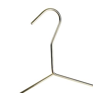 <b>Gold</b> Metal <b>Clothes</b> Hangers Set of 10 Heavy Duty Wire Coat Hangers for Shirts Jackets Dresses Closet Organizer - Product Image 4