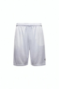 Pantalones cortos deportivos azul brillante con cintura elástica para ropa deportiva en un estudio impecable - Product Image 4