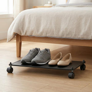 Muebles de almacenamiento modernos para el hogar OEM, organizador de zapatos debajo de la cama de PP con ruedas - Product Image 2