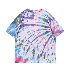 T-shirt ample pour homme en coton 100 %, col rond, manches courtes, respirant, style streetwear décontracté, mode urbaine estivale, tenue quotidienne - Product Image 4