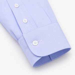 Robe d'écolière bleu marine à col en V sans manches plissée coupe trapèze avec chemise à manches longues pour enfants - Product Image 3