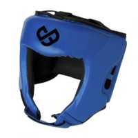 Casque de boxe ouvert personnalisable avec logo, léger, pour MMA, en cuir synthétique, équipement d'entraînement pour arts martiaux