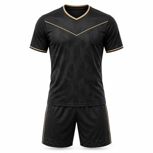 ชุดยูนิฟอร์มฟุตบอลระดับพรีเมียม เสื้อและกางเกงขาสั้นแบบซับลิเมชั่น ระบายอากาศได้ดี แห้งเร็ว ชุดกีฬาสำหรับทีม - Product Image 1