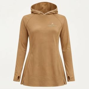 Custom Logo Muslim Modest Swimwear <b>Top</b> Women Full Cover Long Sleeve Loose Fit Quick Dry Spandex <b>Swimming</b> <b>Top</b> - Product Image 1