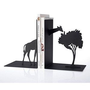 Serre-livres métalliques exclusifs, porte-livres décoratif haut de gamme, organisateur de bibliothèque robuste pour la maison et le bureau, design d'intérieur contemporain - Product Image 1