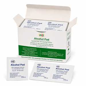 Tampons désinfectants stériles à 70 % d'alcool isopropylique OEM pour nettoyage cutané externe, fournitures médicales et de laboratoire - Product Image 2