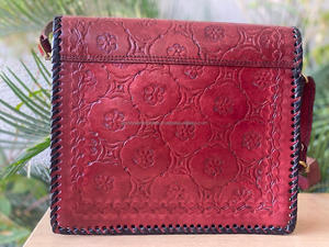 Bolso de cuero de búfalo hecho a mano, bandolera para mujer, Vintage, marrón, informal, con cremallera Ins, cierre a presión, forro de lona, dos bolsos de hombro - Product Image 5