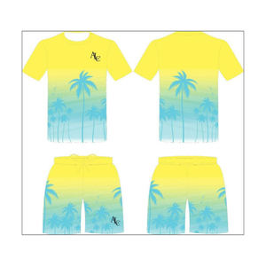 New 2025 Breathable Shorts <b>Set</b> for Men Sublimation Printed Stylish T-Shirt <b>Sets</b> Custom 100% Cotton Shorts Shirt <b>Set</b> - Product Image 1