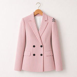 Heritage Masonic Regalia Greek Apparel <b>Women</b> Delta Sigma Business Blazer Coat Sorority Fraternity Cotton Polyester Coat - Product Image 4