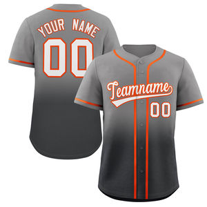 Uniformes de Béisbol Personalizados al por Mayor con Impresión Digital, 100% Poliéster, Secado Rápido, Botones Completos, Nombre y Número Personalizados - Product Image 2